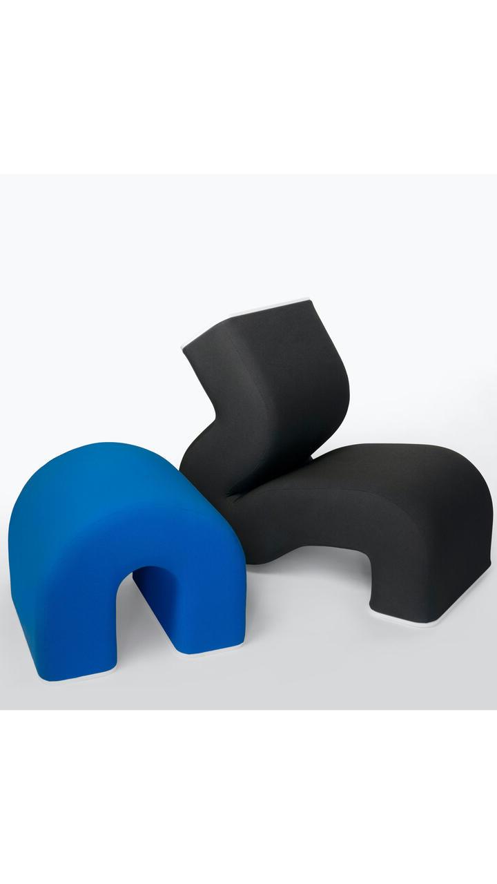 Black and Blue Furniture Design